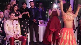 Bride surprises Groom with a beautiful Indian Dance [upl. by Adams]