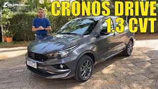 Avaliação Fiat Cronos Drive 13 CVT 2023  Um dos melhores custobenefício entre os automáticos [upl. by Eiboh963]