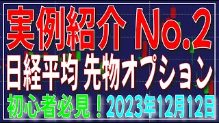 初心者必見 日経平均先物 オプション トレード実例紹介 No2 プット売り [upl. by Jonas527]