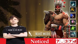 DOTA 2 Noticed the BEASTMASTER OFFLANE 737d [upl. by Nosnaj78]