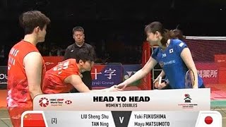 Liu Sheng xuTan Ning chn vs FukushimaMatsumoto jpn  Finals  Kumamoto Masters Japan 2024 [upl. by Israeli]