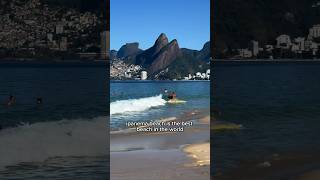 Is ipanema the best beach in the world 🤔 riodejaneiro braziltravel brazil travelguide [upl. by Nylirehc]