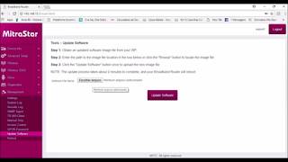 Processo de atualização de firmware HGU Mitrastar [upl. by Ihcelek]
