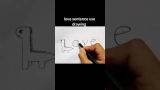 love sentence use drawing step by step drawing art trending sketch shorst viralshort viral [upl. by Rakabuba643]