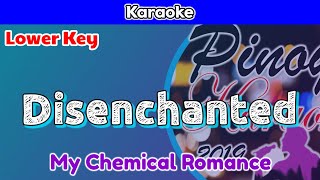 Disenchanted by My Chemical Romance Karaoke  Lower Key [upl. by Gardia]