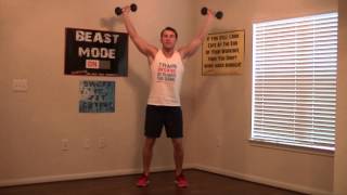 5 Minute Shoulder Workout  HASfit Shoulder Exercises  Deltoid Workouts for Shoulders Work Out [upl. by Letram]