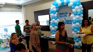 Batismo dos Priminhos  Carlos Felipe e Pedro Miguel  27 12 2015 [upl. by Box]