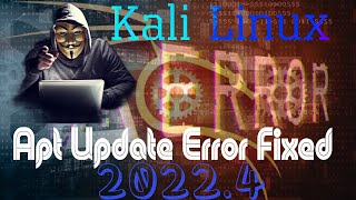 KALI LINUX 20224  kaliorg error fix  Temporary failure resolving httpkaliorg  new version [upl. by Eivod]