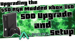 JTAGRGH Xbox 360 HDDSSD Upgrade and Aurora Setup  Upgrading the 50 RGH 360 [upl. by Nodlehs478]