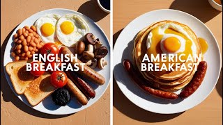 “Traditional Breakfasts Around the World English vs American” [upl. by Eleon884]