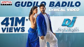 Gudilo Badilo Madilo Vodilo Full Song With Lyrics  DJ Songs  Allu Arjun  Pooja Hegde  DSP [upl. by Lawtun]