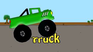 Build A Monster Truck with Shapes For Children [upl. by Bogey554]