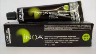 Loreal Inoa Ammonia Free Permanent Hair Color 6 0 6nn [upl. by Ainesej]