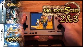 Retroid Pocket 2  Golden Sun 2 GBA amp Golden Sun 3 Dark Dawn NDS [upl. by Searle]