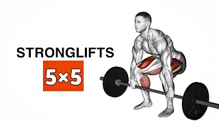 The Ultimate StrongLifts 5x5 workout to Shape and Strengthen at Home [upl. by Ellennod]