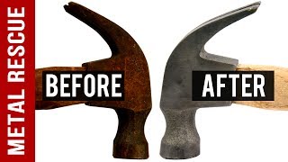 How To Remove Rust From A Hammer Best Way To Clean Rust [upl. by Jasun]