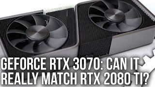 Nvidia GeForce RTX 3070 Review Is It Really As Fast As 2080 Ti [upl. by Mcdowell]