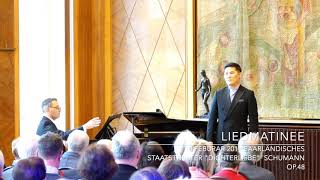 Tenor Sung min Song  Robert Schumann  Dichterliebe Op48 [upl. by Peregrine]