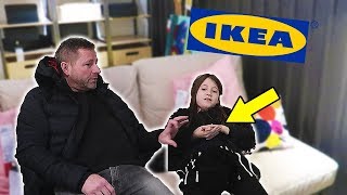 NAJA KOMMER TIL SKADE I IKEA [upl. by Beitnes377]