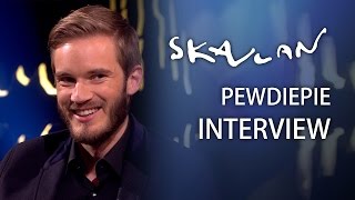 PewDiePie English Interview  quotI sold hot dogsquot  SVTNRKSkavlan [upl. by Adar517]