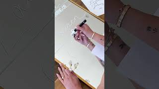 DIY Wedding WELCOME SIGN  DAY 2 of DIY Bride Week [upl. by Eurydice]