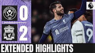 Extended Highlights  van Dijk Goal Milestone amp Szoboszlai Finish  Sheffield United 02 Liverpool [upl. by Madaih]