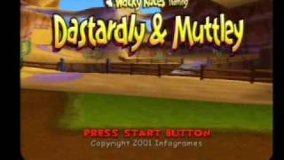 Wacky Races starring Dastardly amp Muttley  Loading Sequence and Attract Mode  Sony PlayStation 2 [upl. by Haidabez]