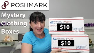 POSHMARK Clothing Mystery Boxes  10 Each  Same Seller As Last TimeVery Disappointed [upl. by Ilak]