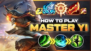 HOW TO PLAY MASTER YI SEASON 14  Build amp Runes  Season 14 Master Yi guide  League of Legends [upl. by Dorina]