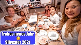 Silvester 2021 🥳 Frohes neues Jahr Familien Pantomime Party Spiele amp Raclette essen  Mamiseelen [upl. by Spears]