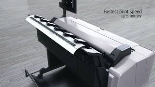 HP DesignJet T2600 MFP Series Plotter  A0 Printer  CAD  GIS  AEC [upl. by Niwred]