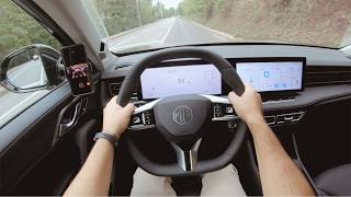 New MG HS 2025 Exclusive 15l 170 hp DCT7 POV Test Drive [upl. by Allare]