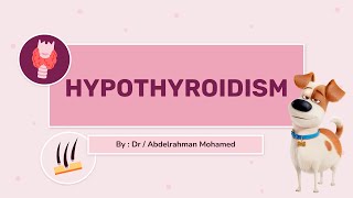 Hypothyroidism in pets  قصور الغدة الدرقية [upl. by Ymmit984]