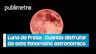 Luna de Fresa 2024 Dónde y cuándo ver este fenómeno [upl. by Leamhsi]