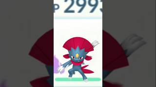 Weavile defeats grunt in pokemongo [upl. by Nodnarbal]