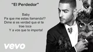 Maluma  El Perdedor Video con letralyricsActivar Subtítulos  Official Reggaeton [upl. by Akienom794]