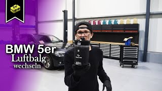 BMW 5er F10 F11 Luftbalg wechseln  Change air bellows  VitjaWolf  Tutorial  HD [upl. by Ursola]