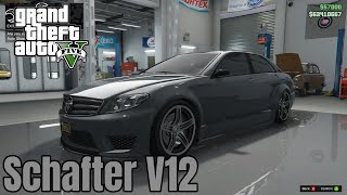 GTA 5 Online Benefactor Schafter V12 Mercedes E63 AMG Fully Customised [upl. by Atnahsa]