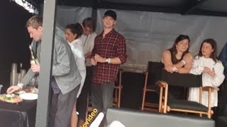 Joe Alwyn Supporting Taylor Swift with his family at the Reputation Stadium Tour Manchester [upl. by Lorusso317]