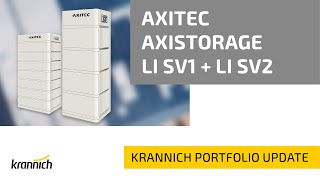 Axitec Speicher  Produkt Update zu den neuen Axistorage LI SV1 und LI SV2 [upl. by Enajyram]