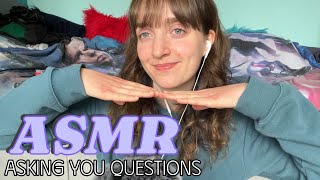 ASMR asking you questions until you fall asleep 😴 keyboard sounds whispering [upl. by Spevek]