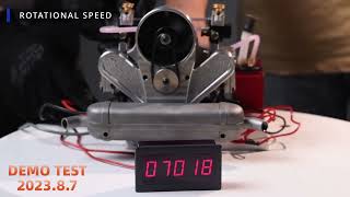 Fire Up 14cc Flatfour Engine Toyan FSB400 Speed Run Test  EngineDIY [upl. by Alden]