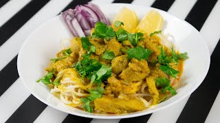 Khow Suey  Burmese Noodles Recipe  Chicken Khow Suey [upl. by Norm]