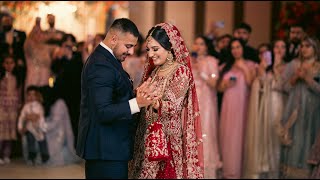 Aqsa amp Zain Wedding Highlight  Pakistani Wedding 2023  Walima  London  Grand Sapphire [upl. by Doner71]