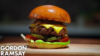 Gordon Ramsay Makes an All American Burger [upl. by Adnirim514]