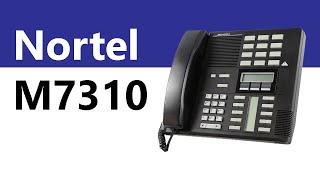 The Nortel Norstar M7310 Digital Phone  Product Overview [upl. by Llenart]