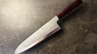 Silent cutting with Birgersson Blades warikomi gyuto [upl. by Rj]