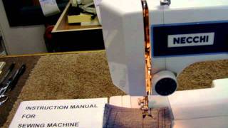 Necchi 3215 Sewing Machine Demonstration [upl. by Moulden]