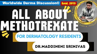 MTX METHOTREXATE in Dermatology  Mechanism of Action  Sideeffects  Dr Maddineni Srinivas  DrMSD [upl. by Yelnik975]