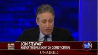 OReilly Interview w Jon Stewart aired and unaired [upl. by Antoinette]